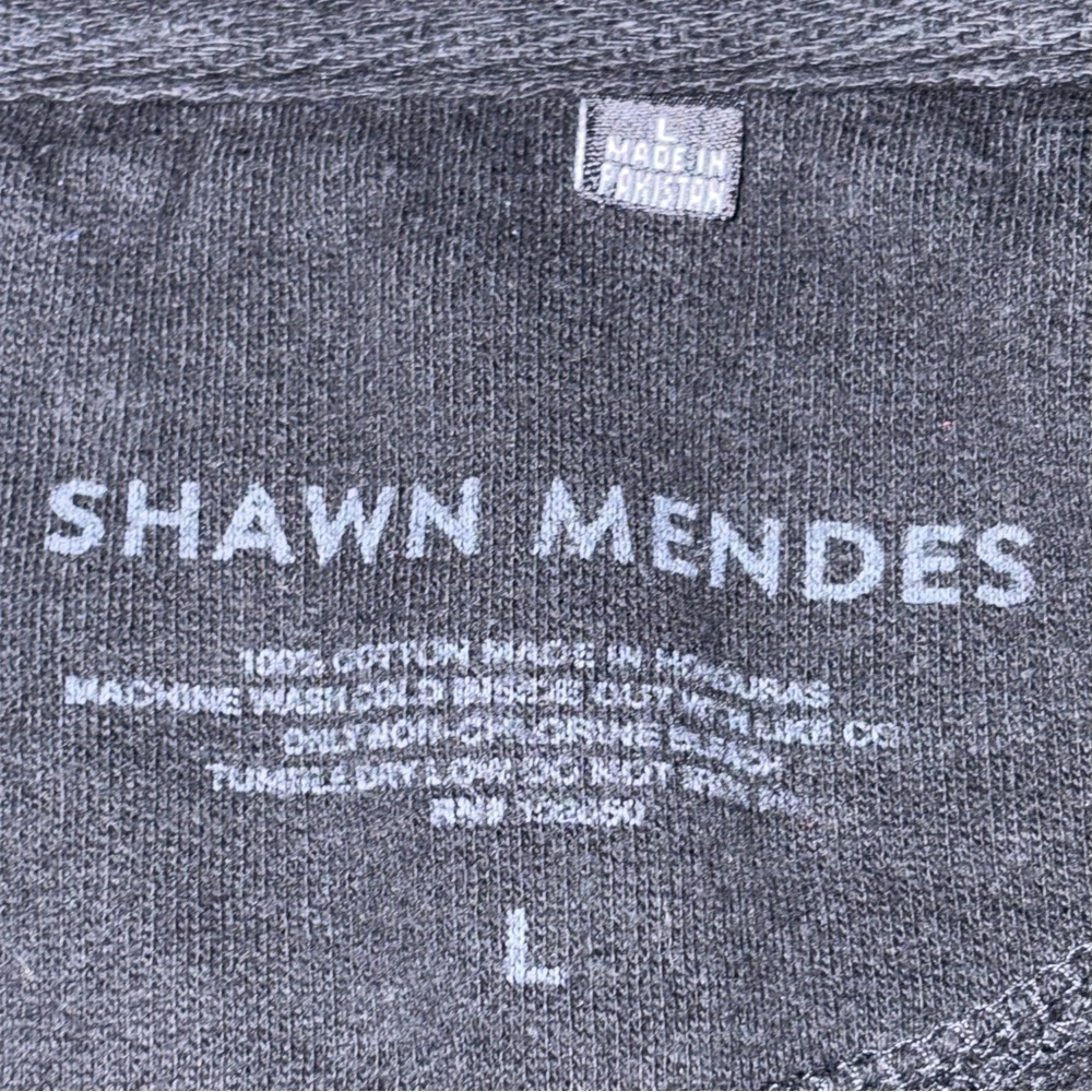 🎙️ 2019 SHAWN MENDES YCTMYA THE TOUR CONCERT BLACK LONG SLEEVE PULLOVER HOODIE - Picture 11 of 12